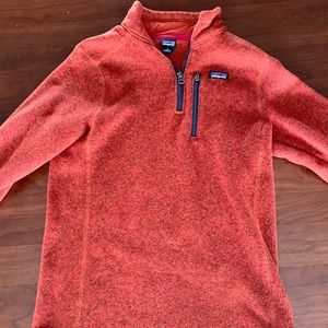 Red / Orange Patagonia ZIP up Youth XL
